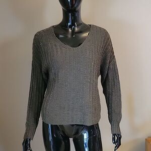 Green Crop Sweater Sz. M